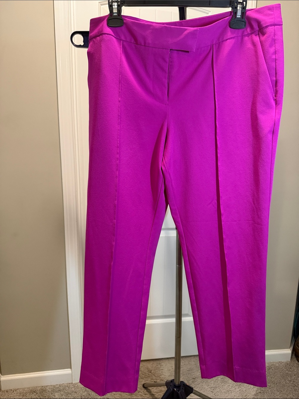 Worthington magenta Straight-Leg Trousers